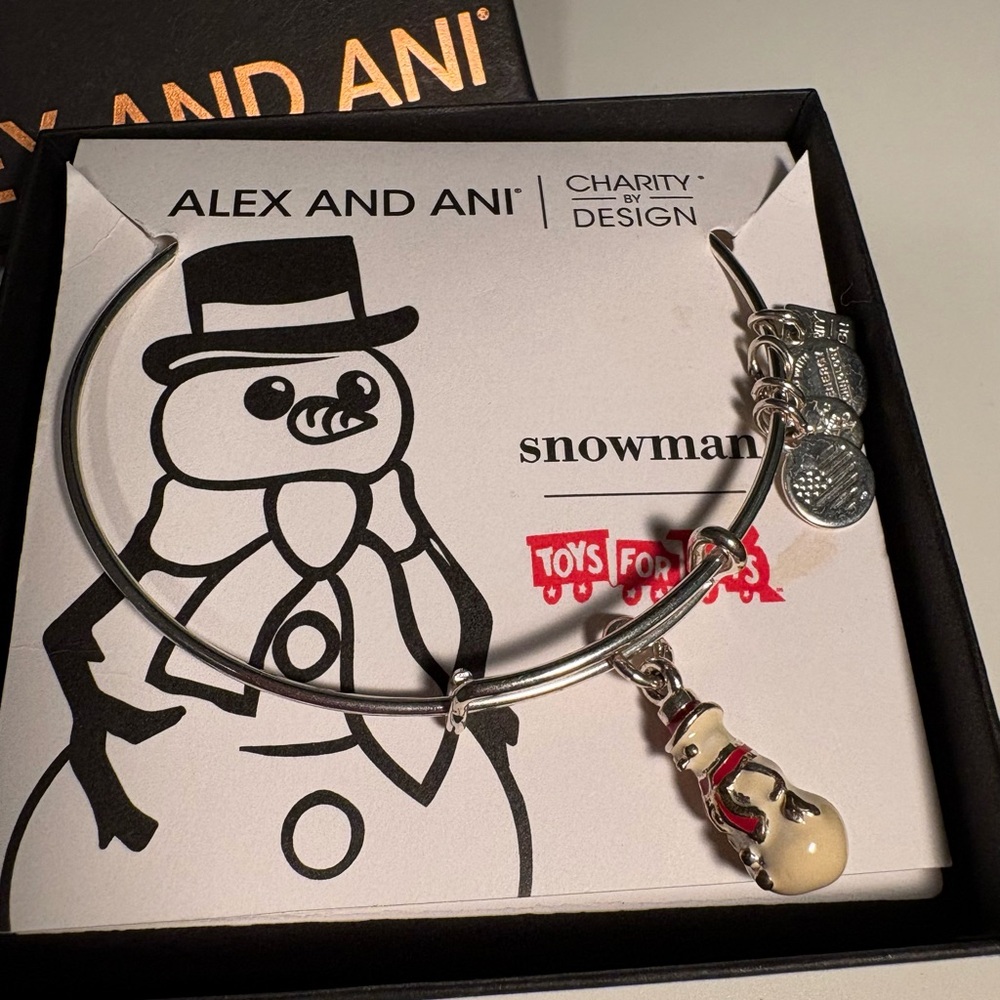Alex and Ani  Snowman Bracelet